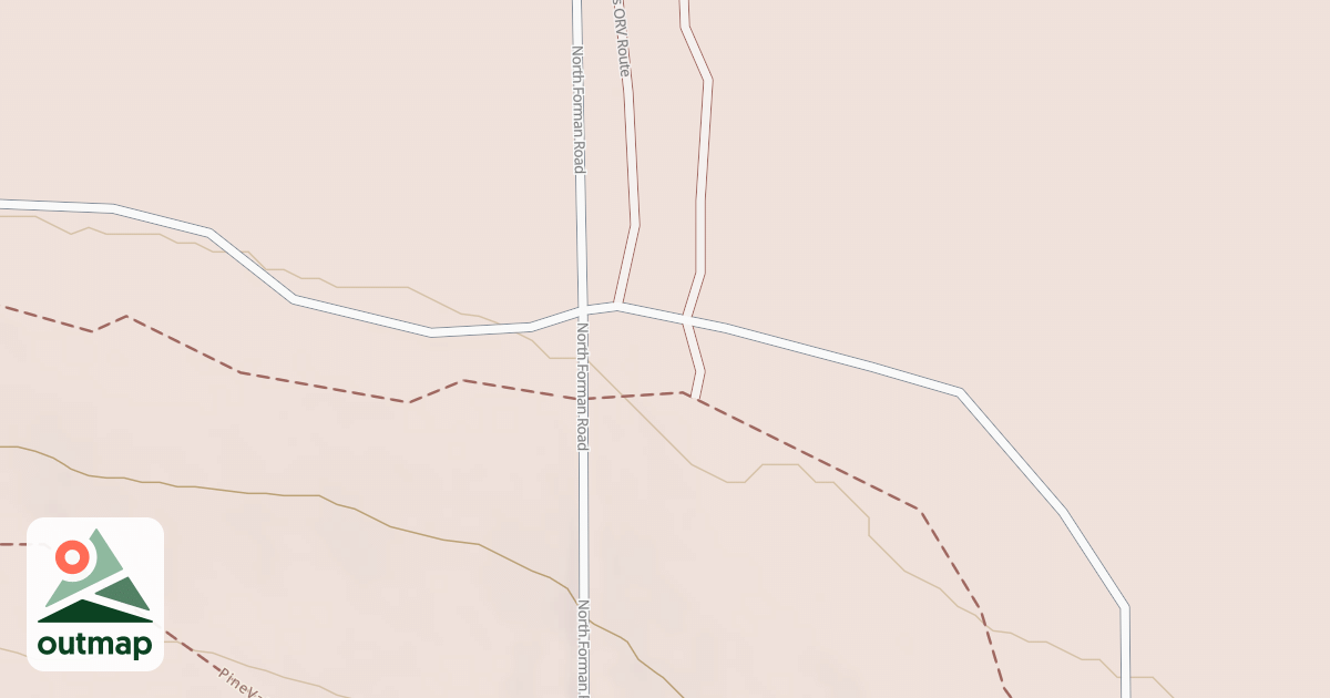 Map of Little Manistee Motorcycle Trail
