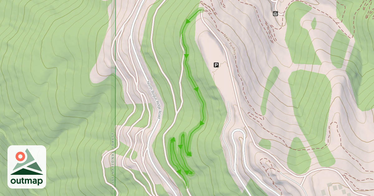 Map of #98 Around the Mountain