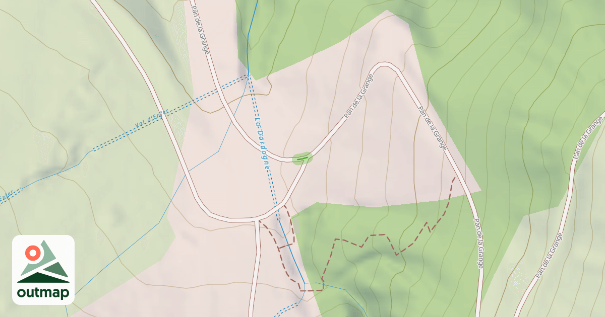 Map of Pan de la Grange