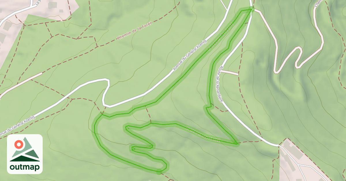 Map of Parcours de Santé
