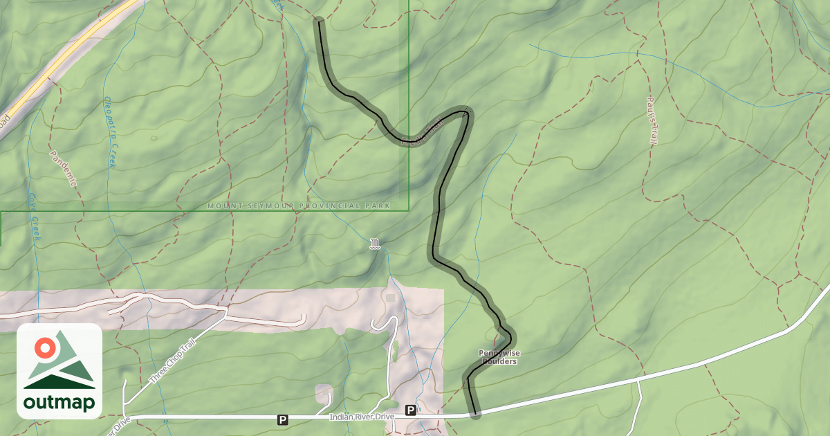 Map of Fred's Trail