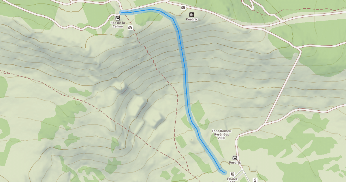 Map preview of Stade de Slalom