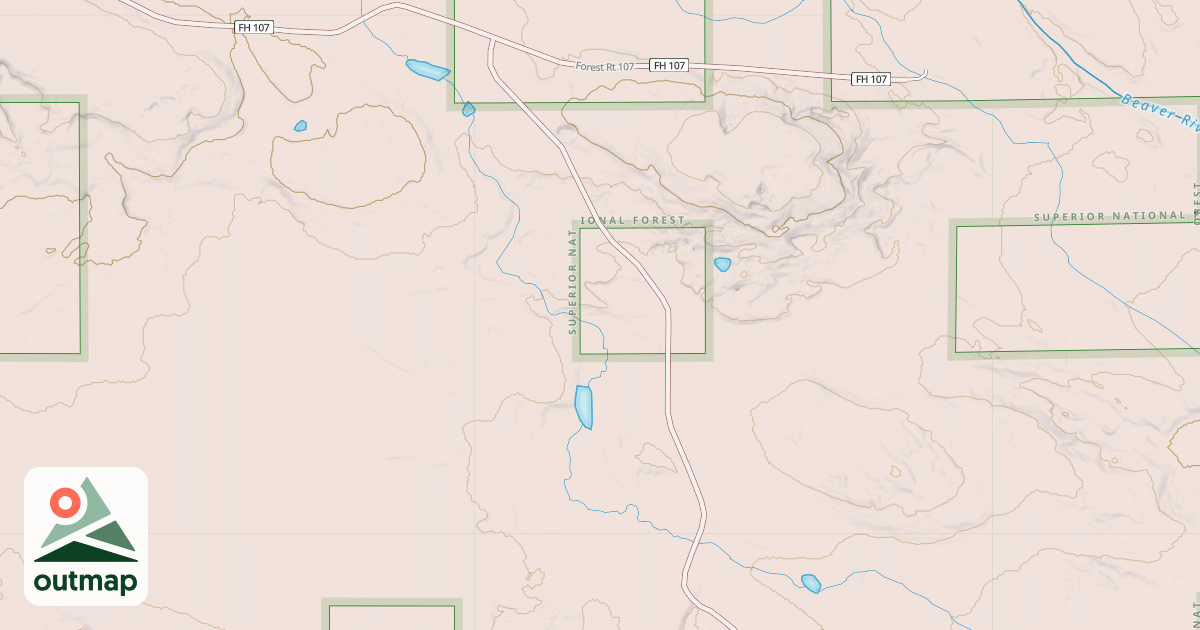 Map of KANE LAKE SPUR J