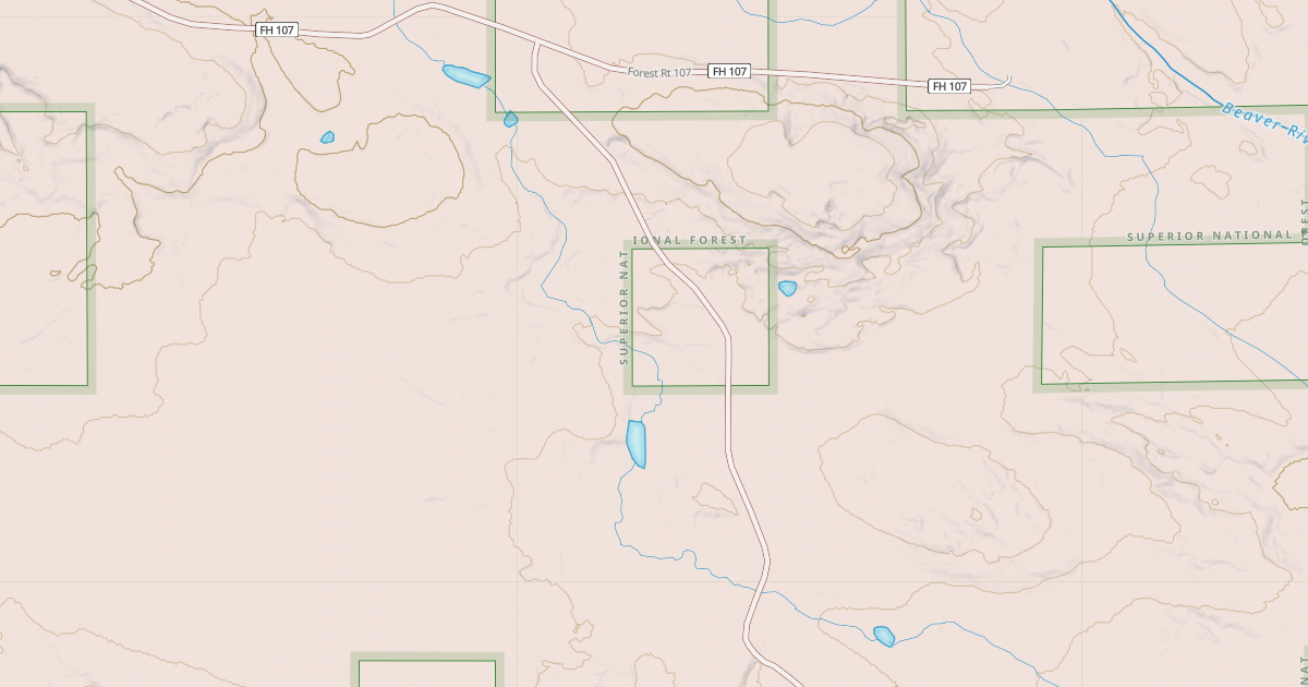 Map preview of KANE LAKE SPUR J