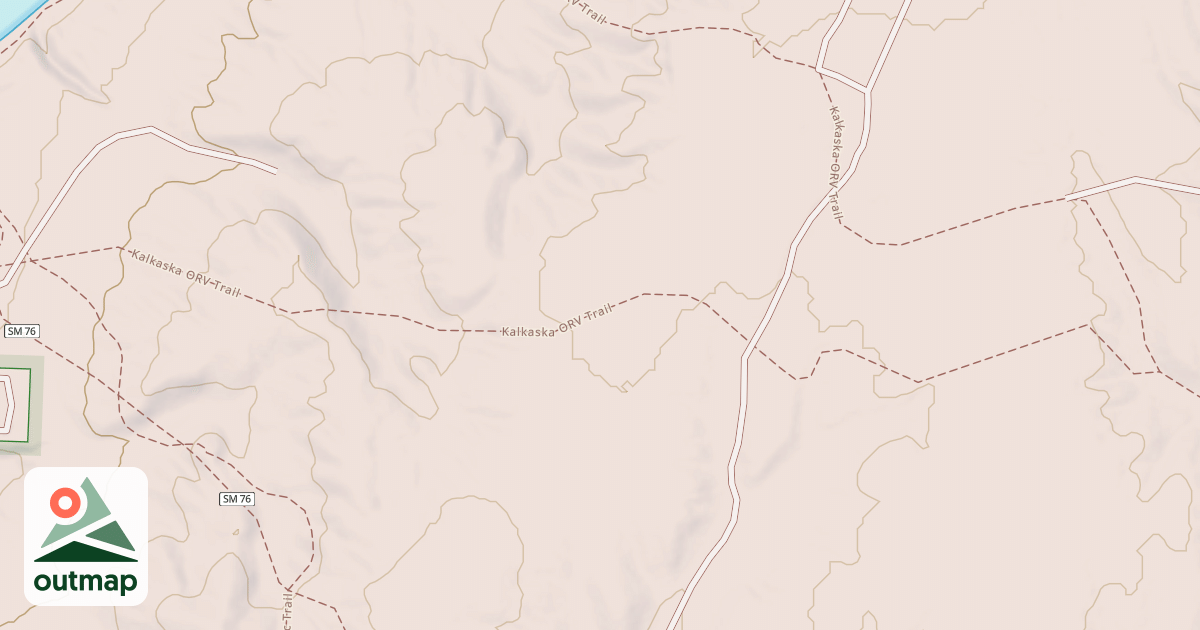 Map of Kalkaska Trail