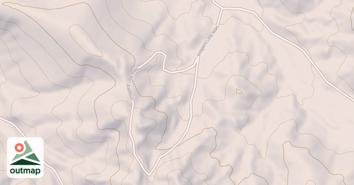 Map of PROSPECTS LOOP ROAD