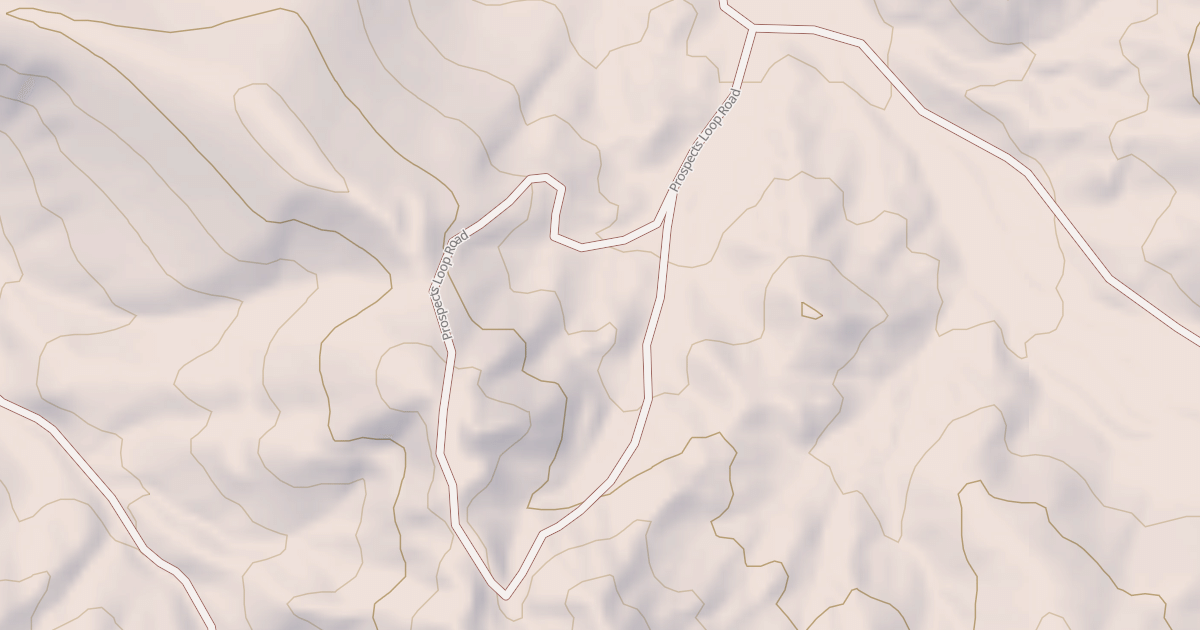 Map preview of PROSPECTS LOOP ROAD