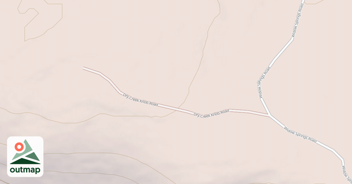 Map of DRY CREEK KNOB