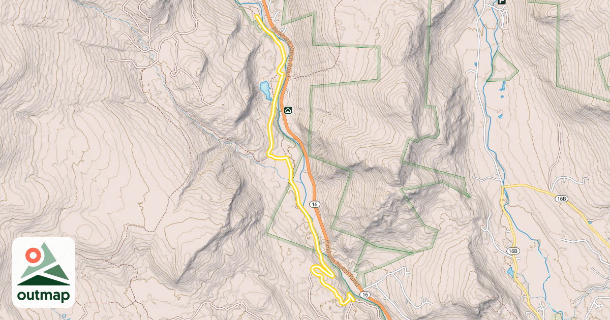 Map of 17b. North Ellis River Trail