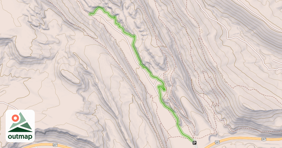 Map of Flowin' Johnny