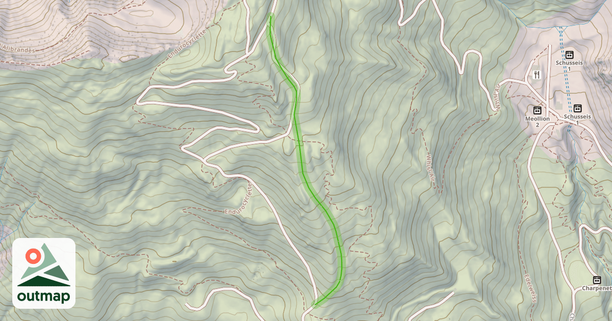 Map of Les Vallons