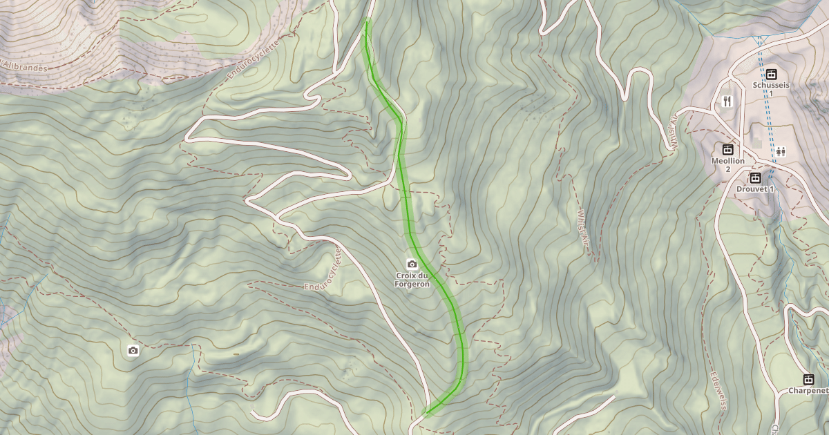 Map preview of Les Vallons
