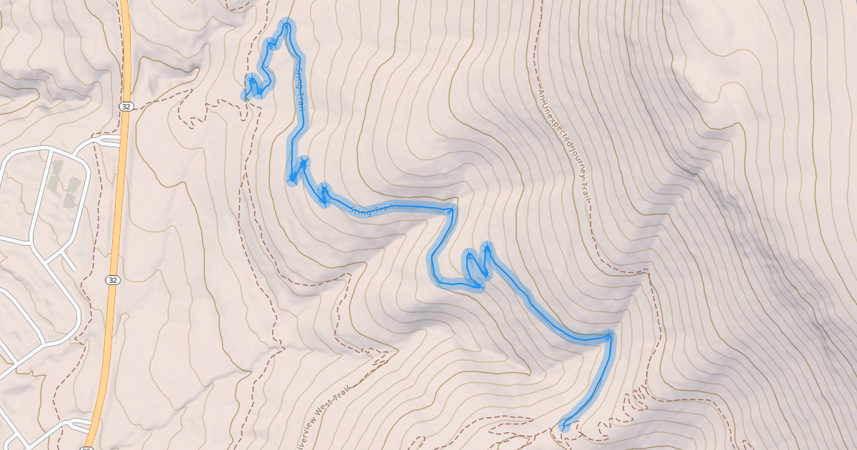 Map preview of Sting Trail