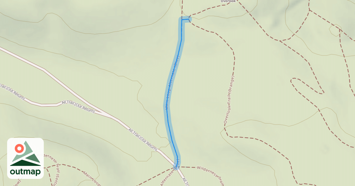 Map of Main Loop Alternate (Blue)