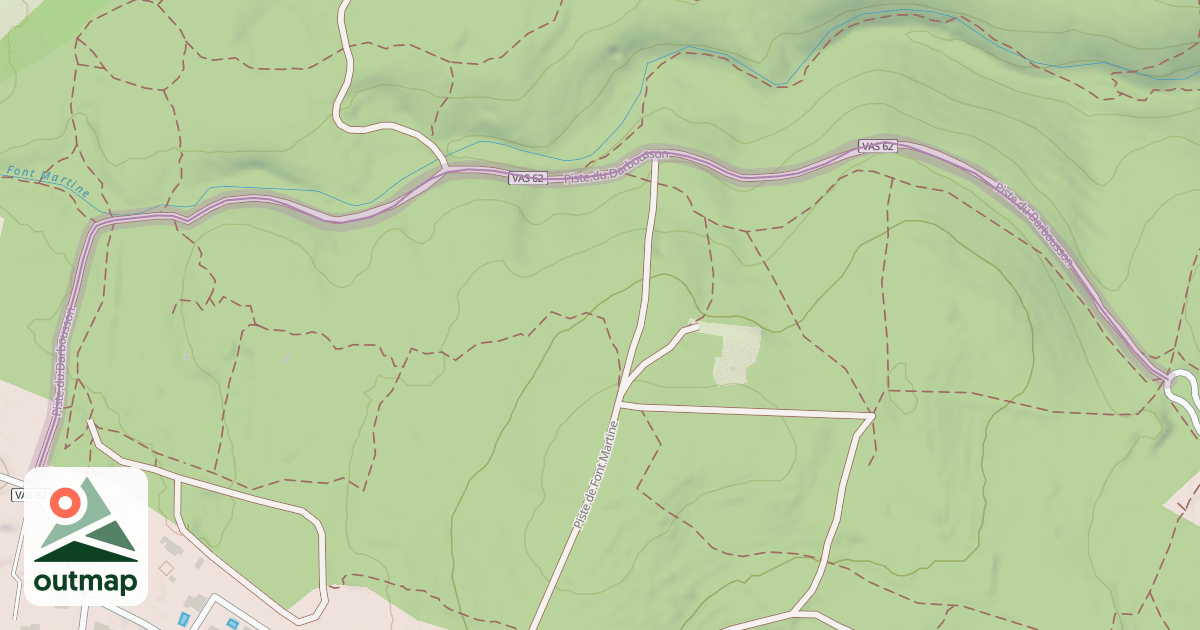 Map of Piste du Darbousson