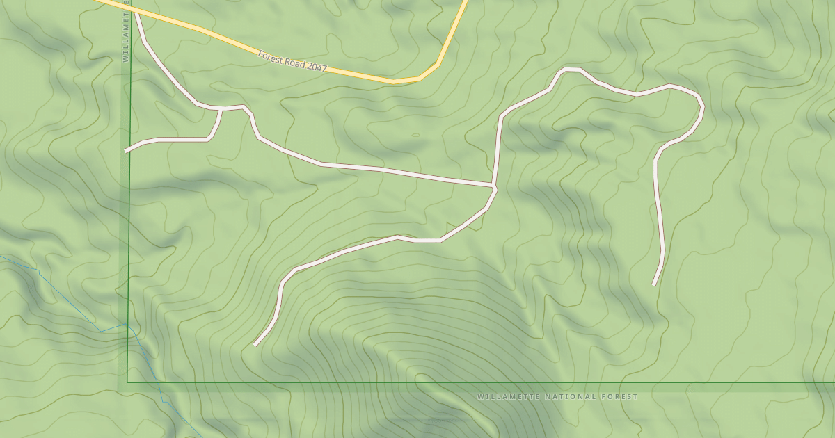 Map preview of PASS RD