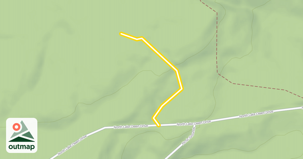 Map of Drummond Ski Trails