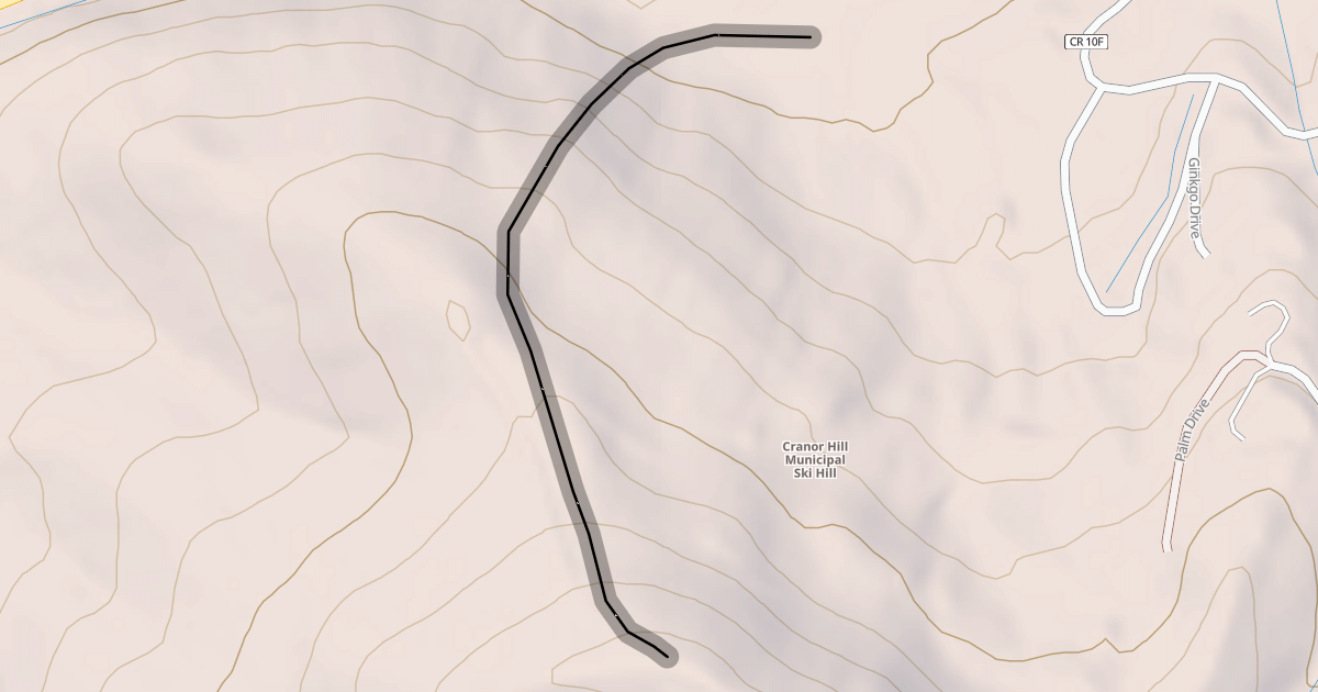 Map preview of Cranor Hill