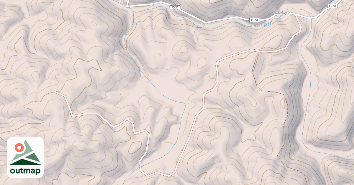 Map of USFS National Forest System Roads {C051A6EA-52E6-4B70-9B7D-39BBC4EDD6B7}