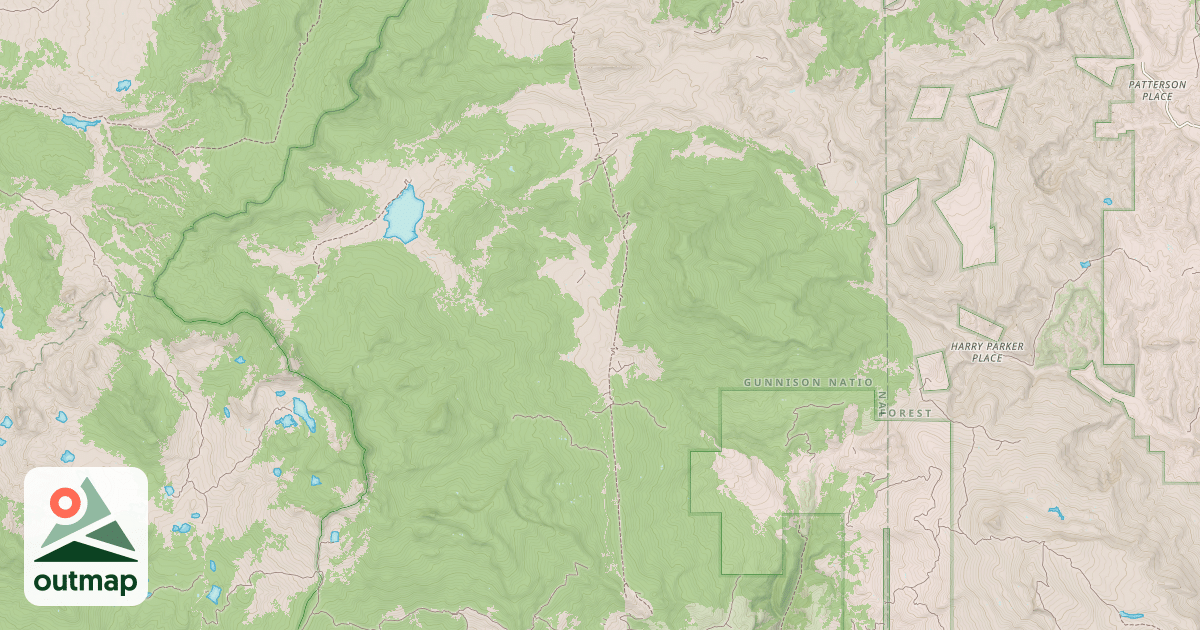 Map of USFS Motor Vehicle Use Map Trails 5263