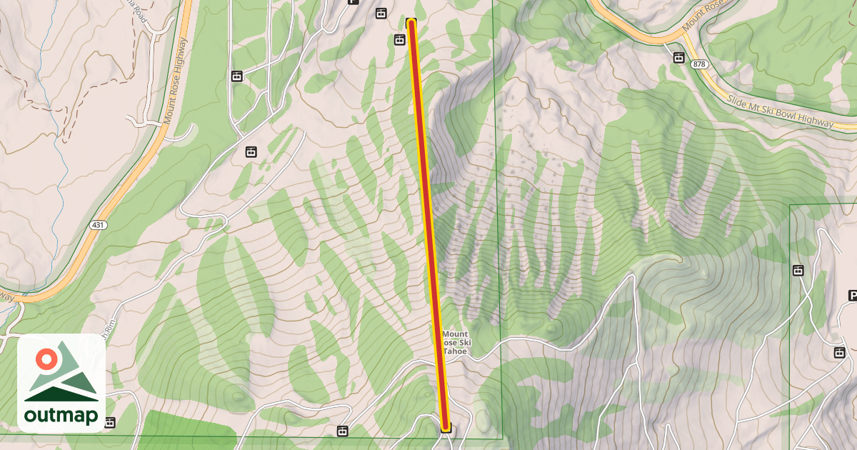 Map of Northwest Express