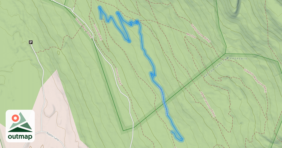Map of Maple Creemee (bike)