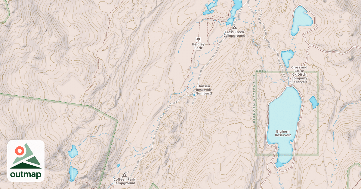 Map of COFFEEN PARK