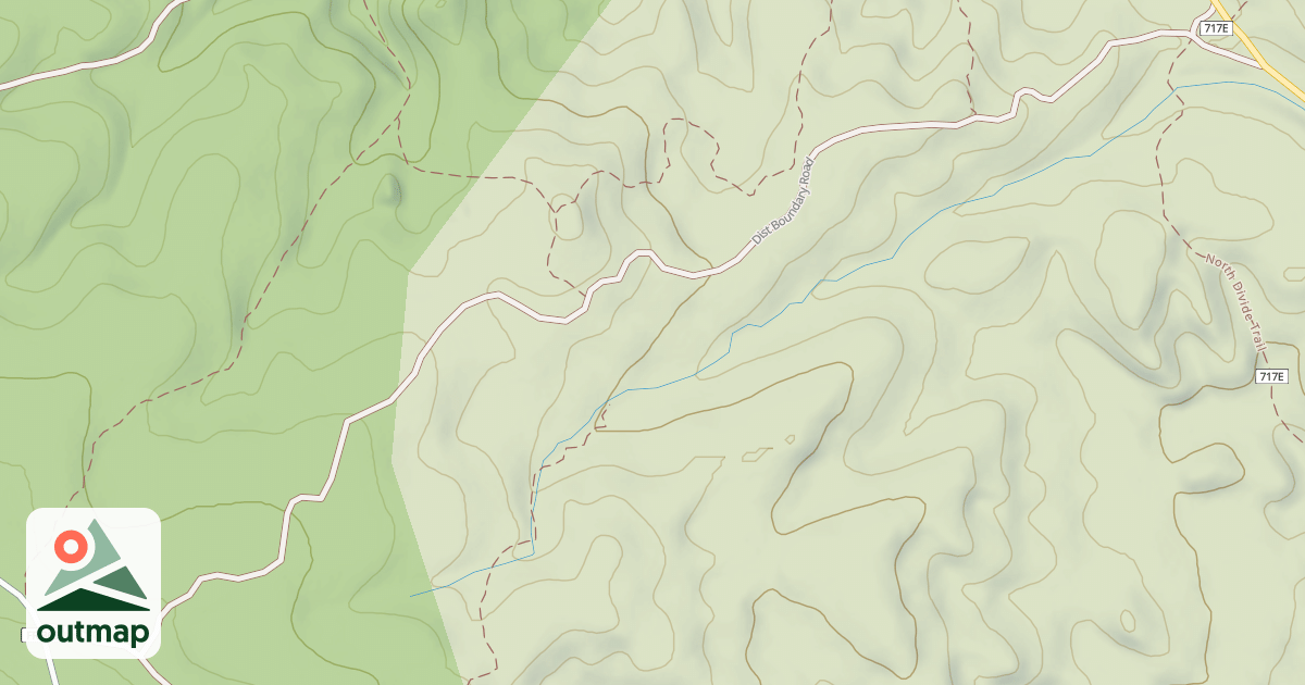 Map of DIST BOUNDARY