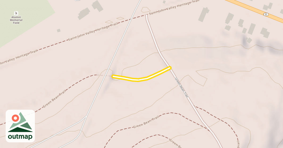Map of Green Bean Trail