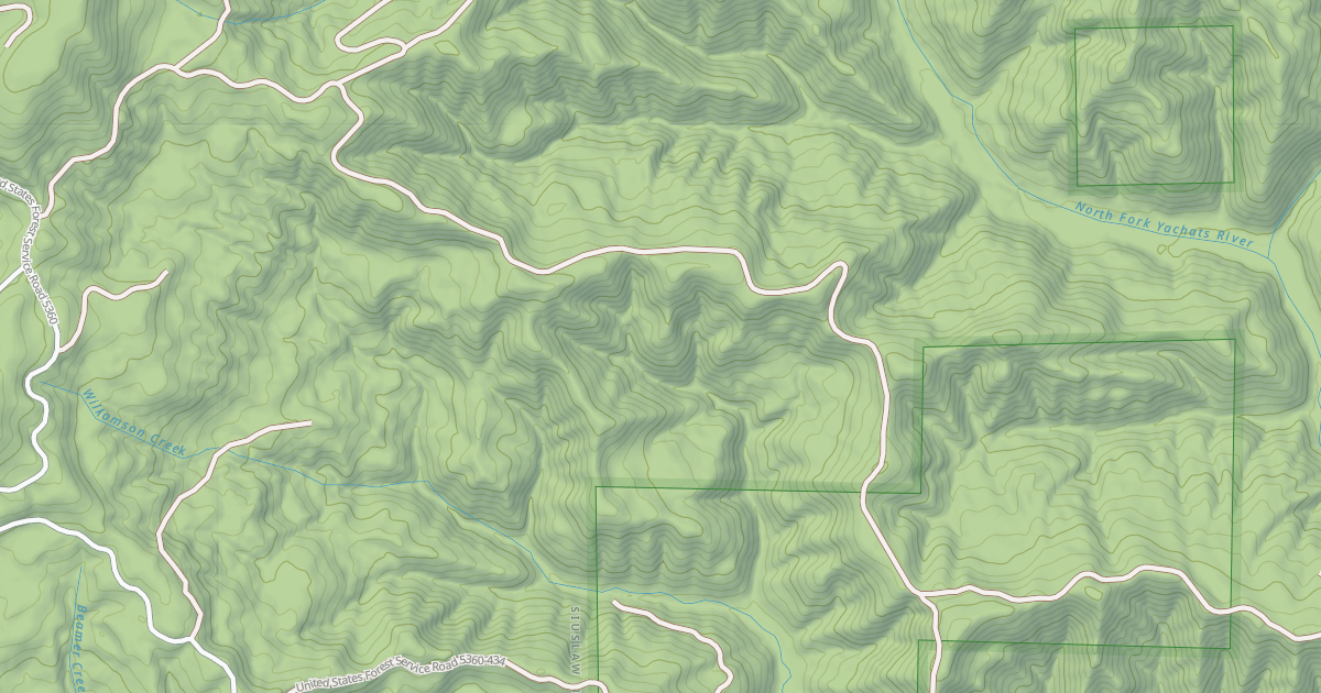 Map preview of USFS Motor Vehicle Use Map Roads {D995AA05-BF80-4FA3-9EFF-FB1D91CA4E98}