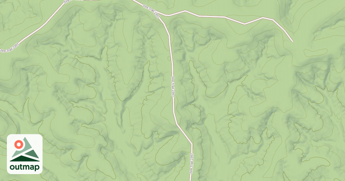 Map of CLEAR CREEK RIDGE