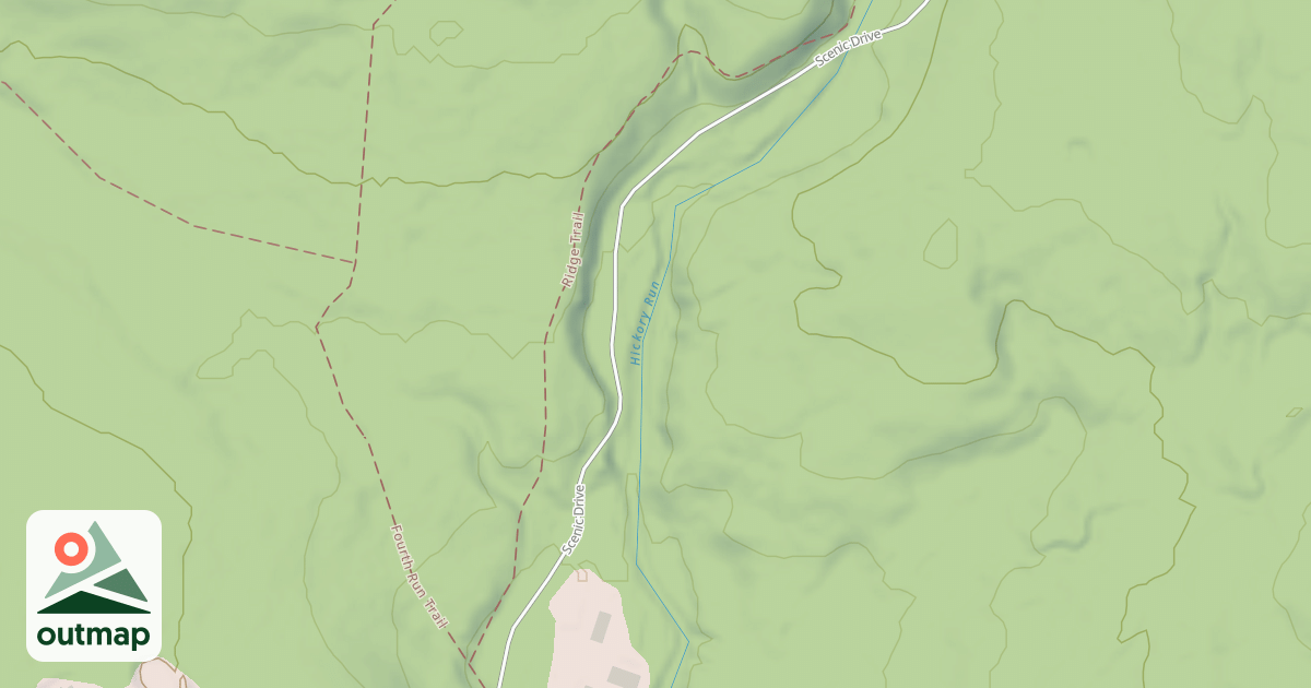 Map of Hickory Run State Park Trails