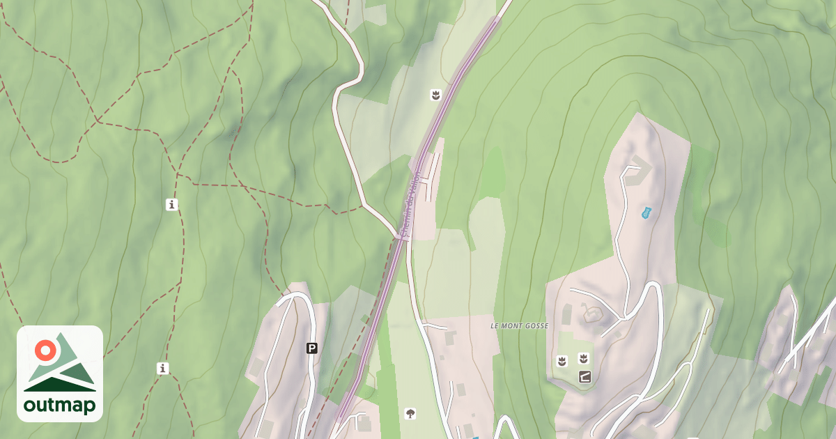Map of Chemin du Vallon