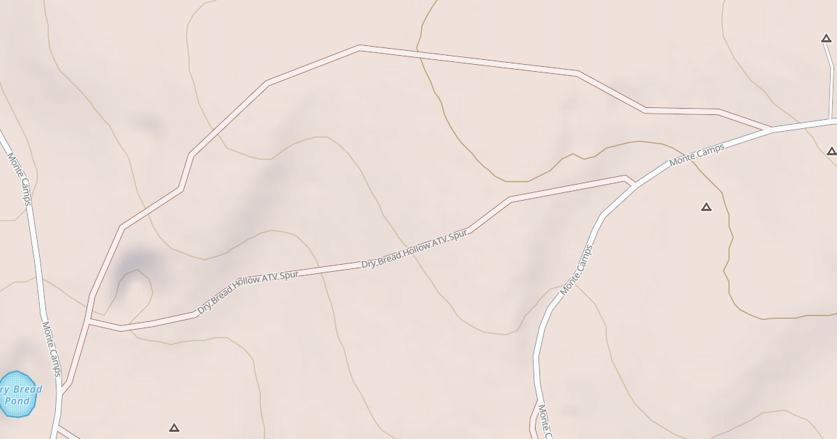 Map preview of Dry Bread Hollow Atv