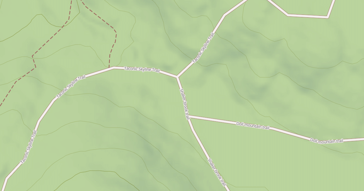 Map preview of Doll Mountain Trail