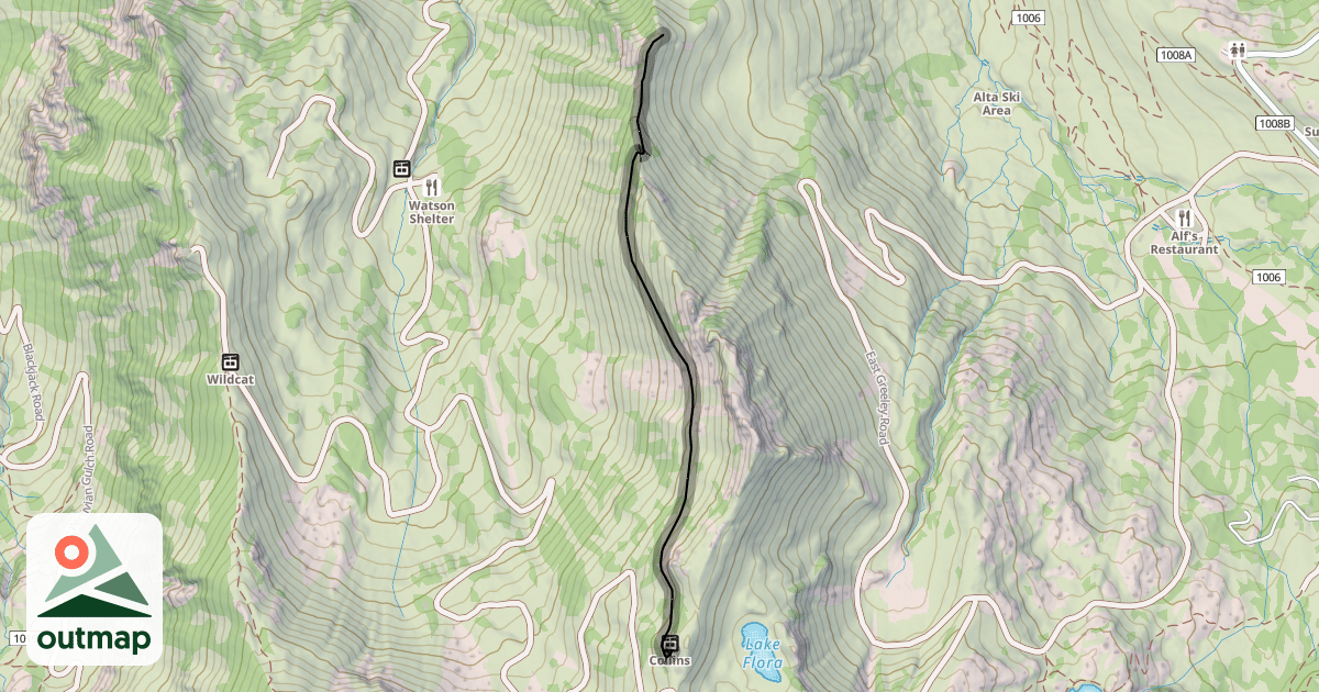 Map of High Traverse