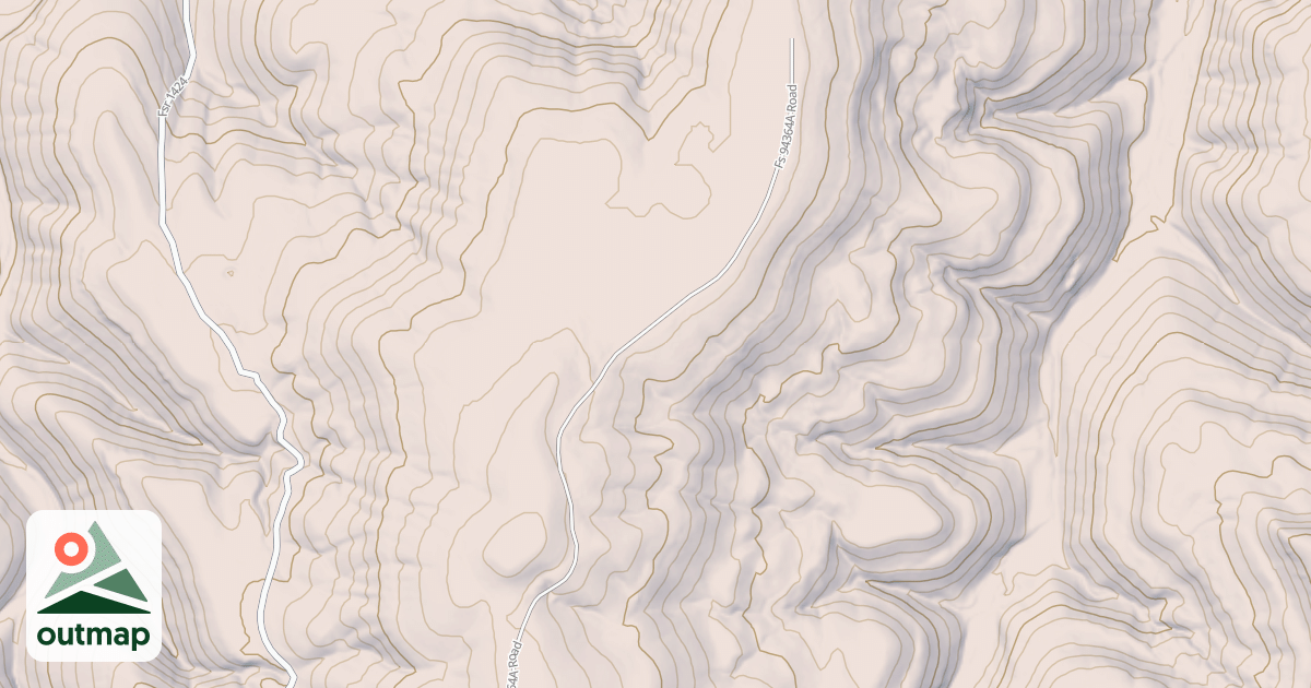Map of USFS National Forest System Roads {1E094307-491B-4182-B9DB-C0A003220614}