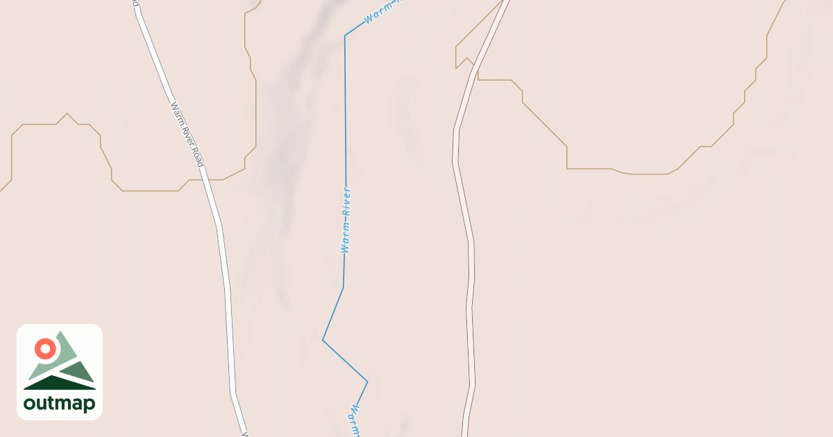 Map of POLE BRIDGE CG LOOP F