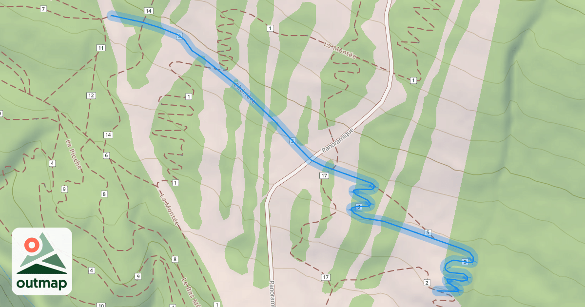 Map of Cèdrière