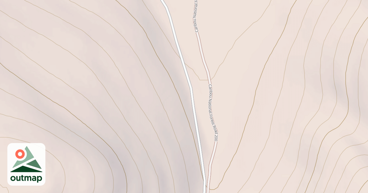 Map of Dry Fork - Meadow Springs