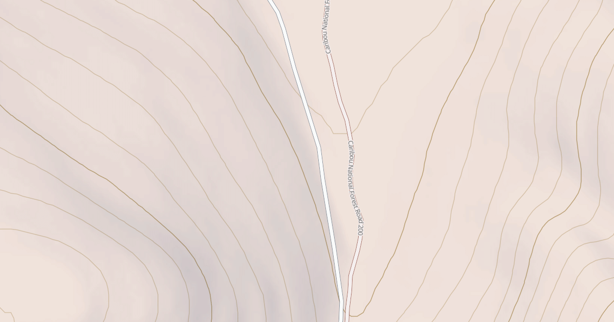 Map preview of Dry Fork - Meadow Springs