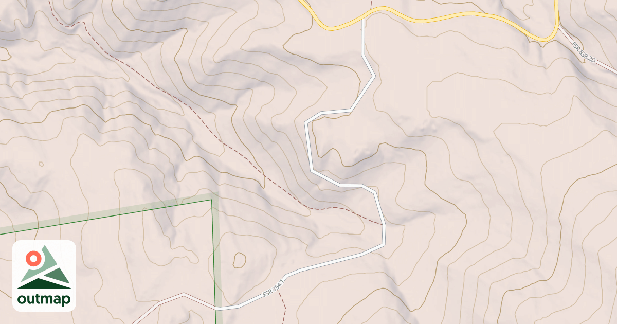 Map of MILLER LAKE CUT-OFF
