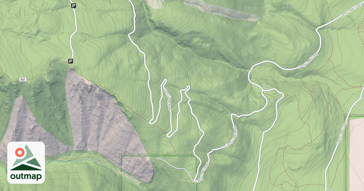 Map of (FDR) LARRY CREEK