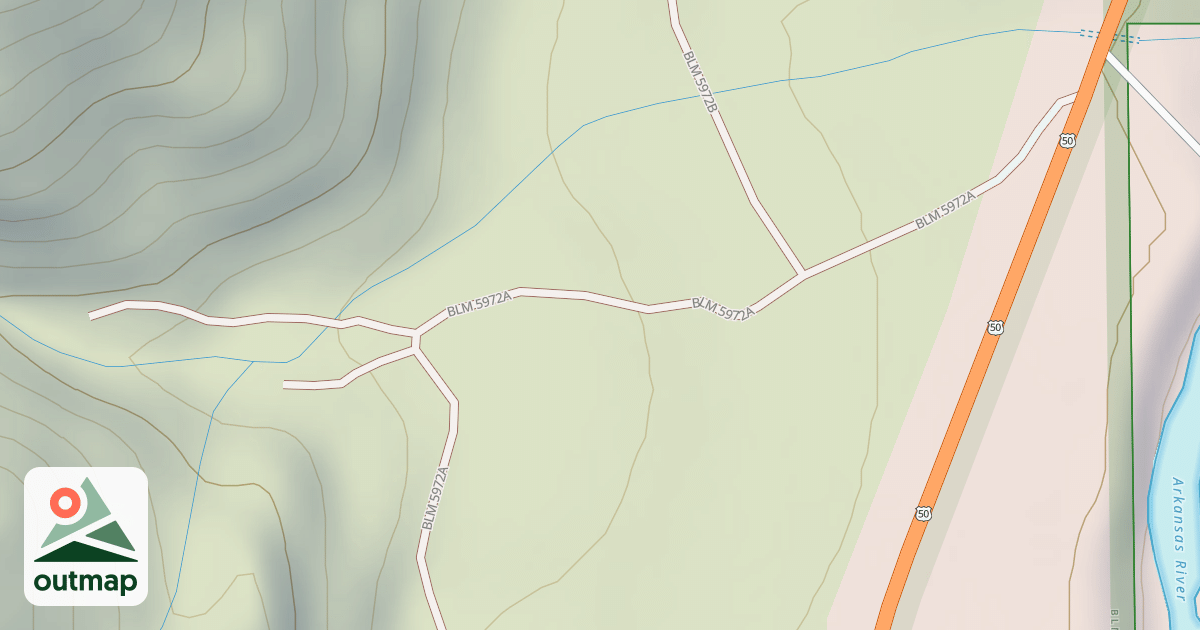 Map of BLM National GTLF Public Motorized Roads 284d5bea-e36d-4d90-8279-9b4d17a76b62