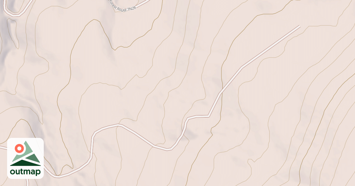 Map of USFS National Forest System Roads {96FF9DFC-D1DB-4E29-B1DF-548D6C2AFE50}