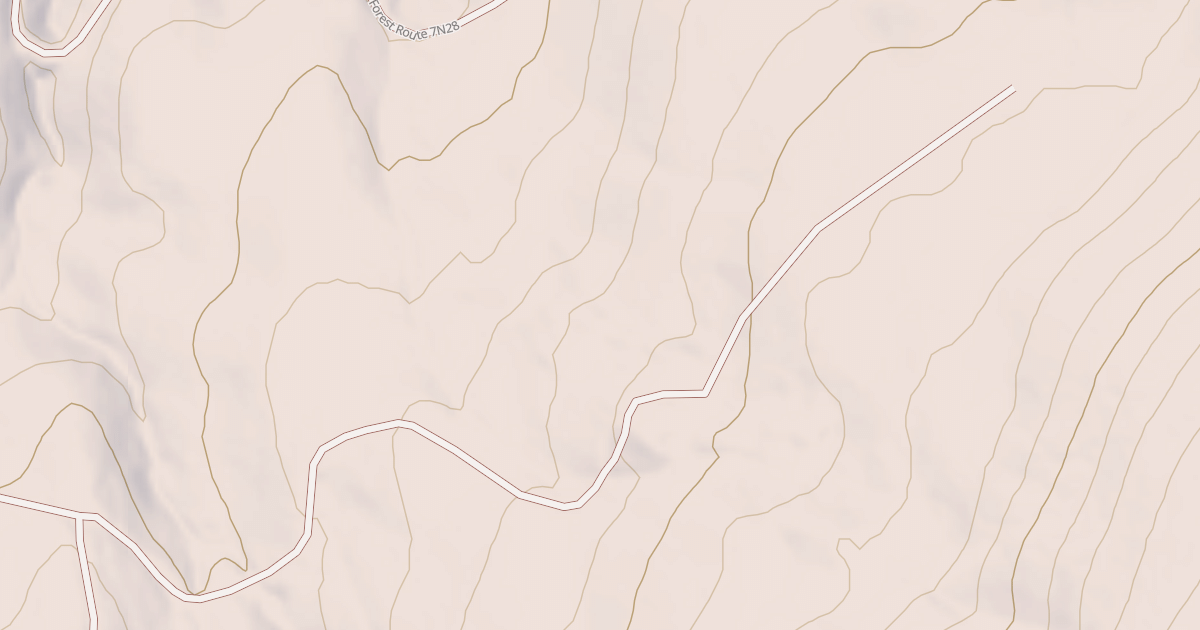 Map preview of USFS National Forest System Roads {96FF9DFC-D1DB-4E29-B1DF-548D6C2AFE50}