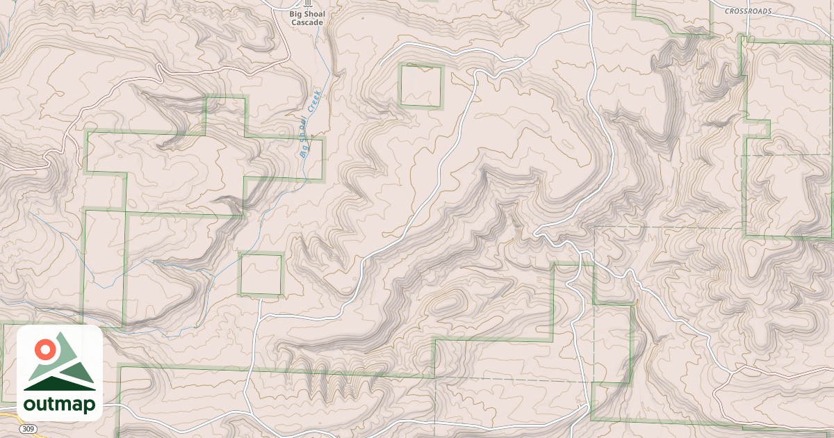 Map of VALENTINE RIDGE