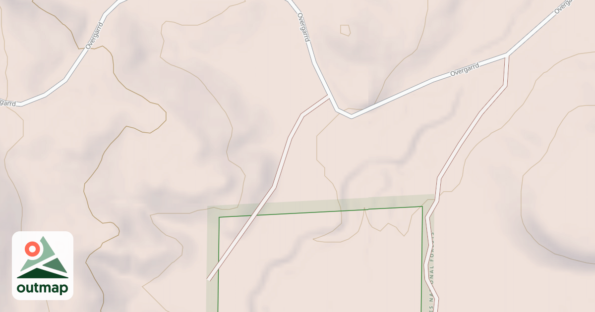 Map of USFS National Forest System Roads {91B4059B-C35B-4471-B9E6-C67F828A6F6B}