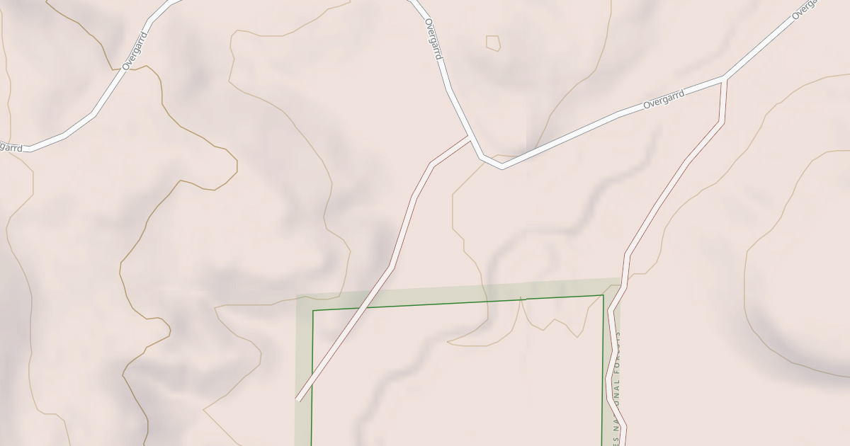 Map preview of USFS National Forest System Roads {91B4059B-C35B-4471-B9E6-C67F828A6F6B}