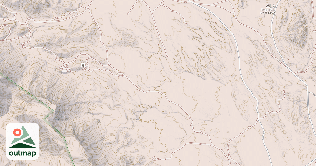 Map of BLM National GTLF Public Motorized Roads e29ede63-d3da-4891-a9ca-328835d784a4